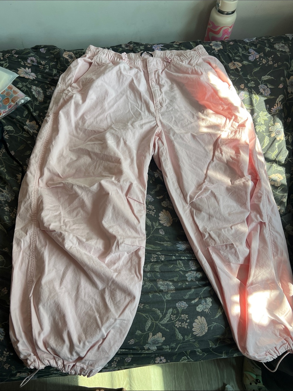 Pink Cargo Joggers